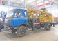 डीटीएच हाइड्रोलिक ट्रक माउंटेड वॉटर वेल ड्रिलिंग रिग 140 - 450 मिमी ड्रिलिंग व्यास
