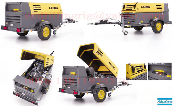 दीप होल जल खैर ड्रिलिंग के लिए स्नेहक शैली एटलस कोको स्क्रू एयर कंप्रेसर