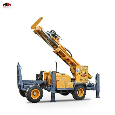 अच्छी कीमत ट्रेलर घुड़सवार मोबाइल जल खैर ड्रिलिंग रिग, हाइड्रोलिक Borehole ड्रिलिंग मशीन ऑनलाइन