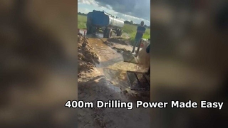 CSD400A ट्रक-माउंटेड वॉटर वेल ड्रिलिंग रिग ने दक्षिण अमेरिका में फील्ड ऑपरेशन सफलतापूर्वक पूरा किया
